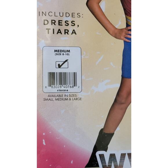 DC Rubies Wonder Woman 1984 Halloween Costume Child Size 8-10 M Medium MIP - Picture 3 of 3